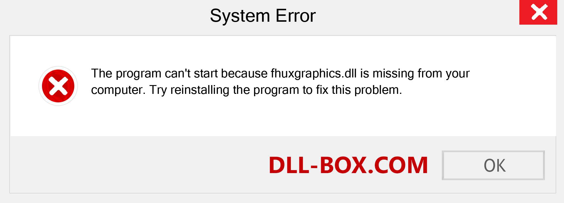  fhuxgraphics.dll file is missing?. Download for Windows 7, 8, 10 - Fix  fhuxgraphics dll Missing Error on Windows, photos, images